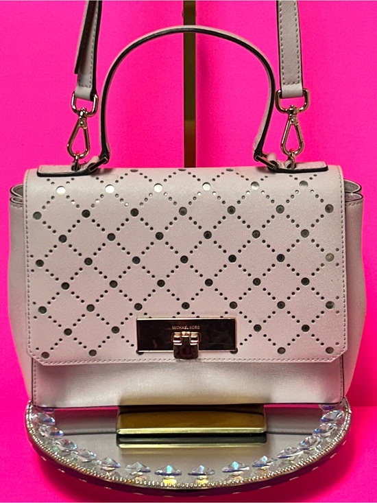 MICHAEL Michael Kors Handbags - Michael Michael Kors Violet Callie BLSM/Ballet Satchel Approx. 12 x 8 x 2